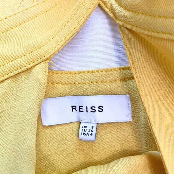 Reiss Yellow Midi Dress - Picture 7 of 11